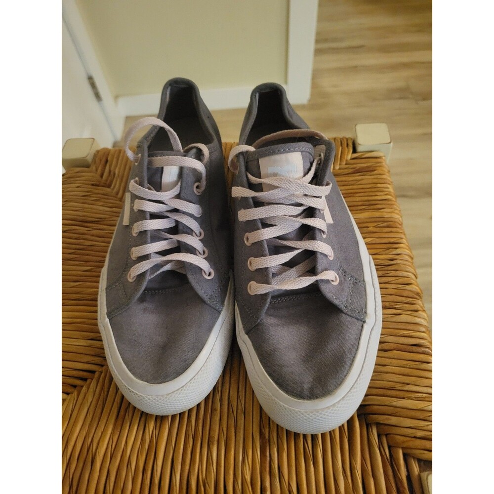 Handmade Gray Pigment Dyed DC Shoes